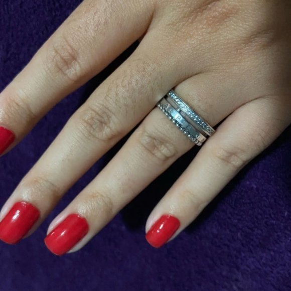 Pandora Signature Logo Pavé & Beads Ring LIMITED TIME ONLY - Picture 12 of 16